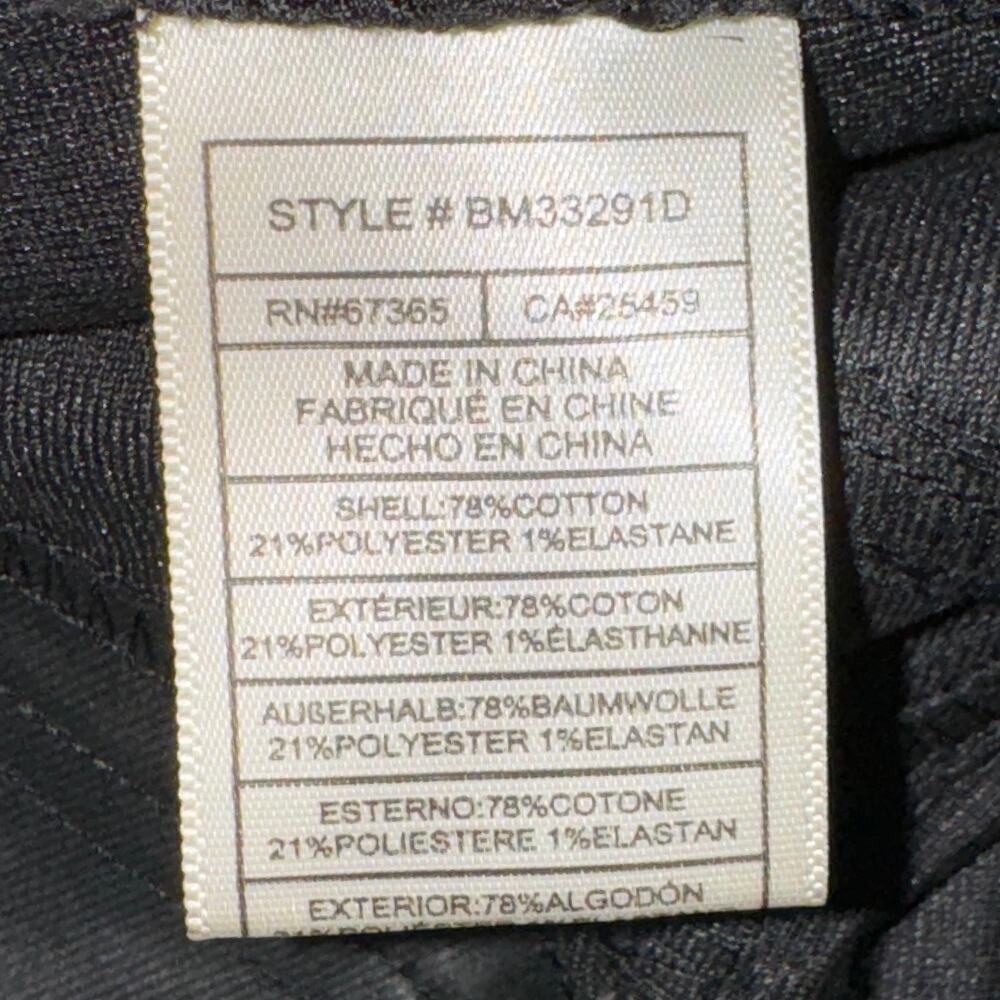 NWT Steve Madden Faux Leather Black Pants Size 29 Straight Leg 5 pocket - Picture 6 of 7